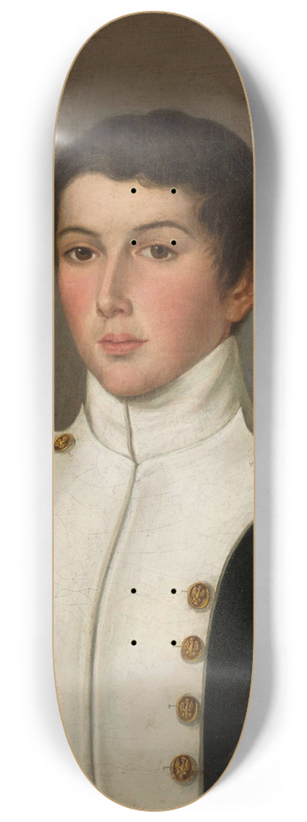 Jzafat Ignacy ukaszewicz - Portrait of the son of Henryk Doboli 8.25 inch art skate deck