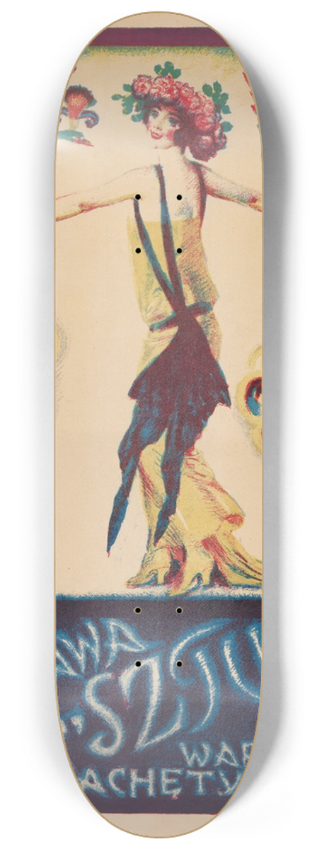 Jzef Mehoffer - LXXVI Sztuki Exhibition 8.25 inch art skate deck