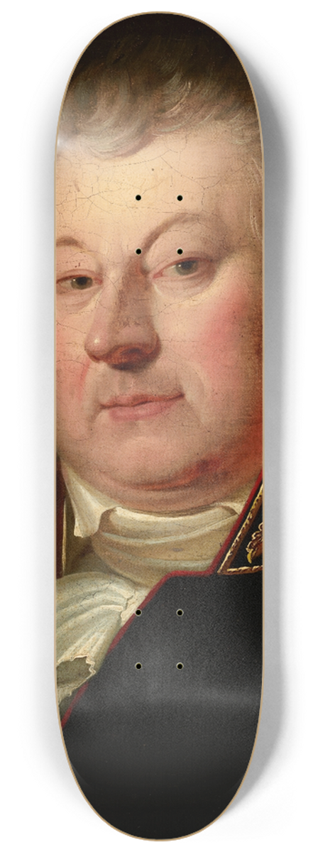 Jzef Oleszkiewicz - Portrait of Szymon Malewski 8.25 inch art skate deck