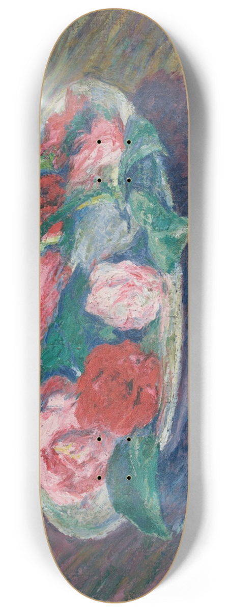 Jzef Pankiewicz - Camellias in a Bowl 8.25 inch art skate deck