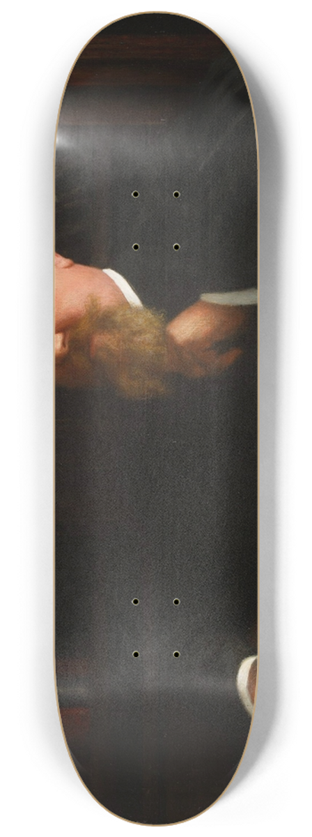 Jzef Pankiewicz - Portrait of Adam Maksymilian Oderfeld 8.25 inch art skate deck