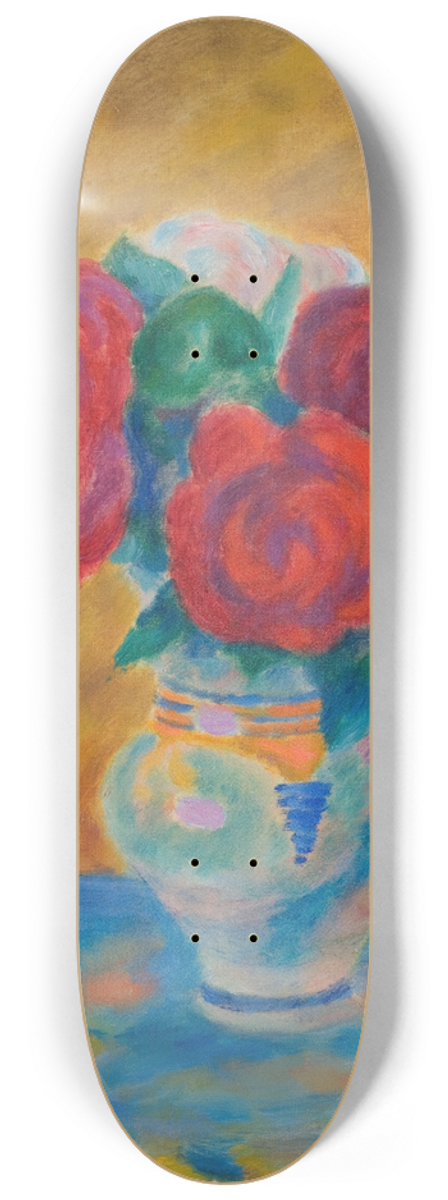 Jzef Pankiewicz - Roses 8.25 inch art skate deck