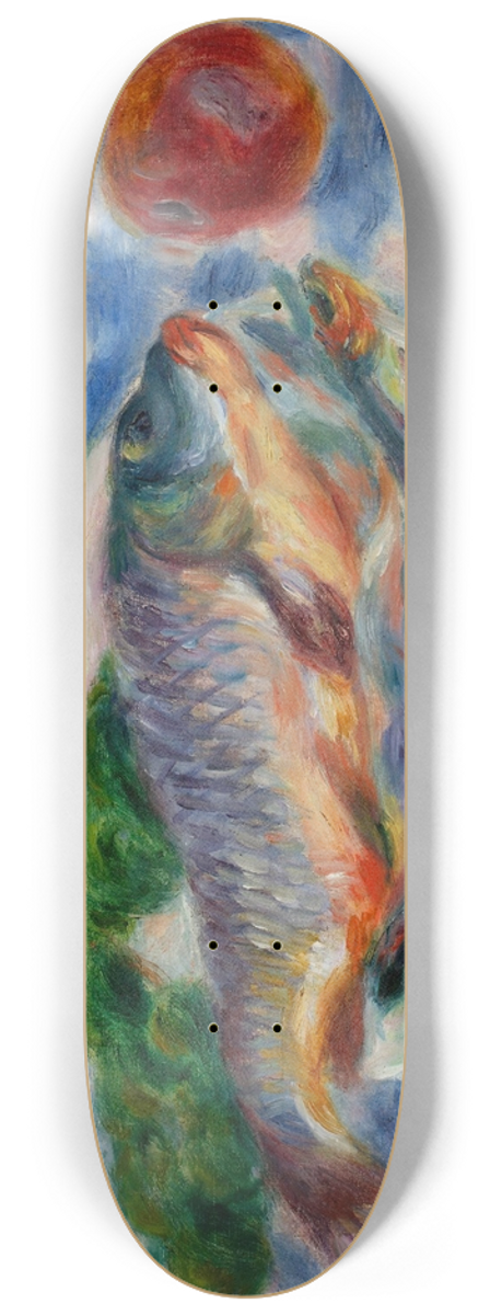 Jzef Pankiewicz - Still life  Carp 8.25 inch art skate deck