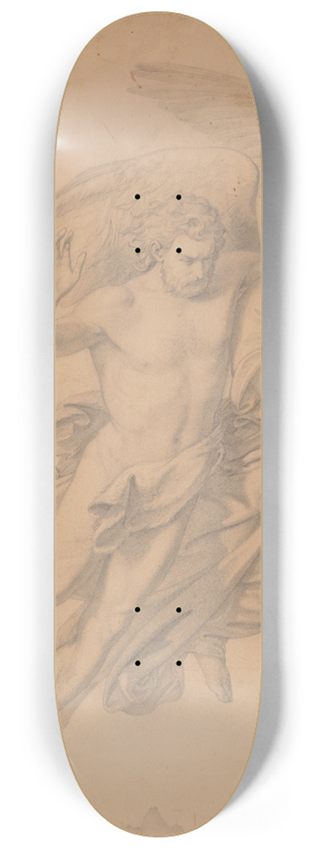 Jzef Simmler - Biblical Composition 8.25 inch art skate deck