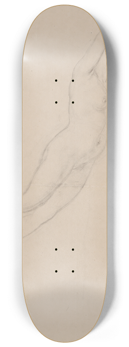Jzef Simmler - Sketch of the Psyche character to the ceiling Wedding procession of Cupid and Psyche 8.25 inch art skate deck
