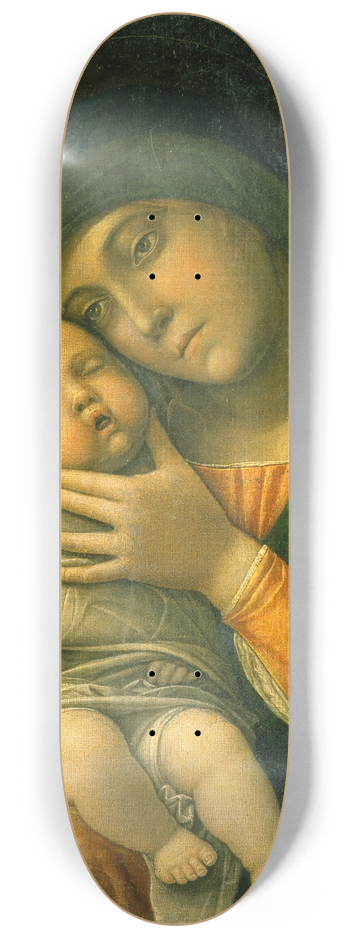 Andrea Mantegna - Virgin and Child 8.25 inch art skate deck