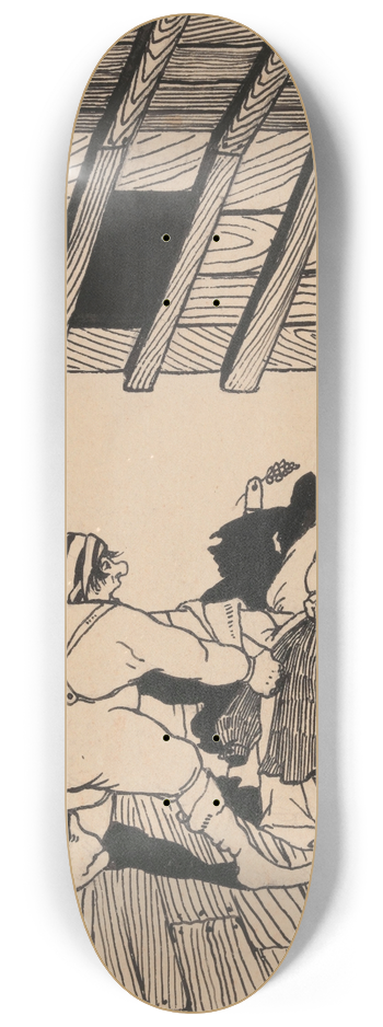 Karel Collens - Book Illustration 8.25 inch art skate deck