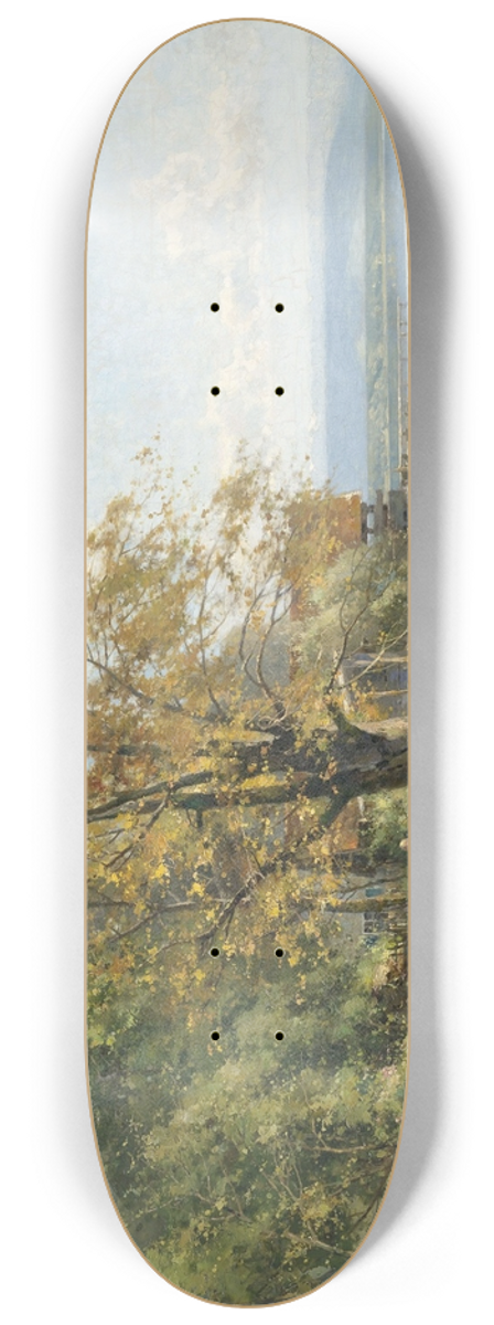Karl Adam Heinisch - Herbst am Starnberger See 8.25 inch art skate deck