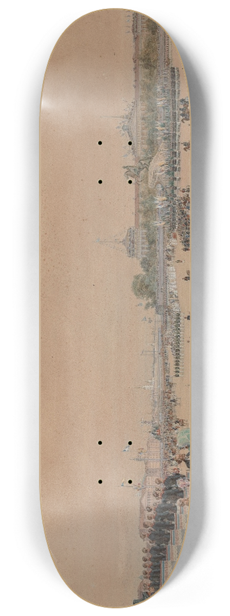 Karl Fedorovic Gun - The solemn service on the occasion of the bicentenary of Peter Is birth (1672-1725) on Senate Square in Saint Petersburg, 30 May 1872 8.25 inch art skate deck