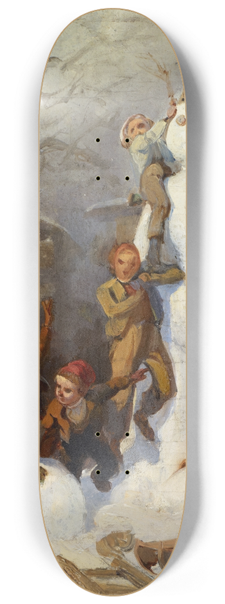 Karl Girardet - The Snowman 8.25 inch art skate deck