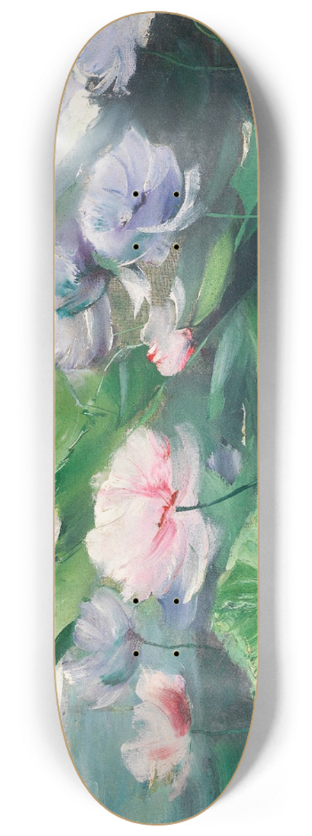 Karl Hagemeister - Wasserrosen 8.25 inch art skate deck