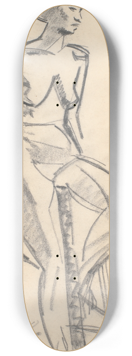 Karl Isakson - Siddende model 8.25 inch art skate deck