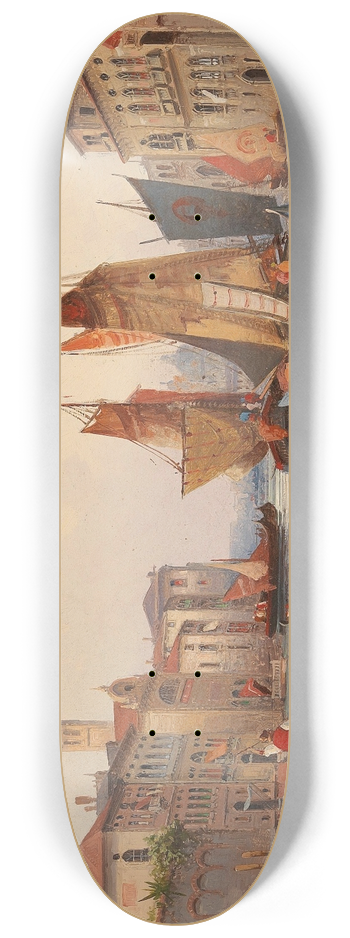 Karl Kaufmann - Venetian Motif 8.25 inch art skate deck
