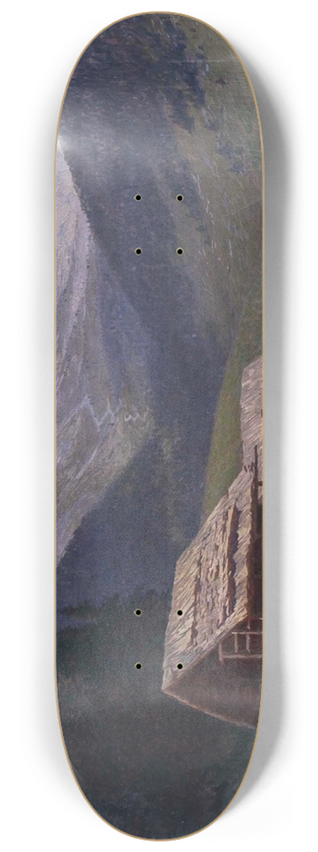 Karl Ludwig Prinz - Bergbauerngehft im Grdnertal 8.25 inch art skate deck