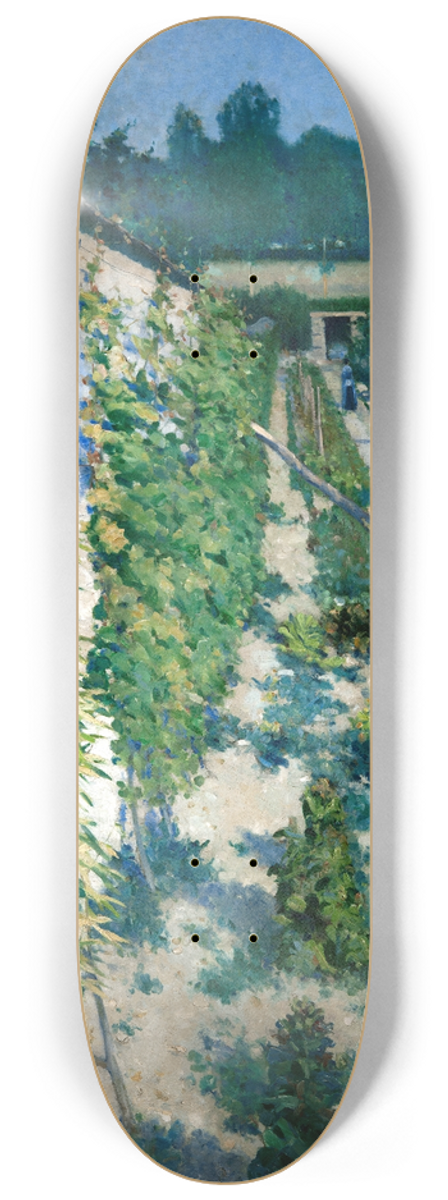 Karl Nordstrm - Garden in Grez 8.25 inch art skate deck