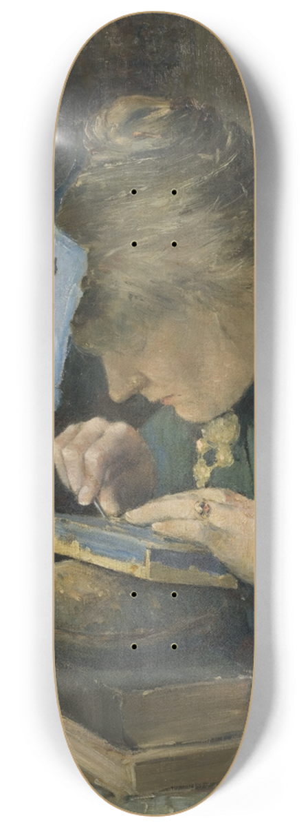 Karl Nordstrm - The Artists Fiance (Tekla Lindestrm) 8.25 inch art skate deck