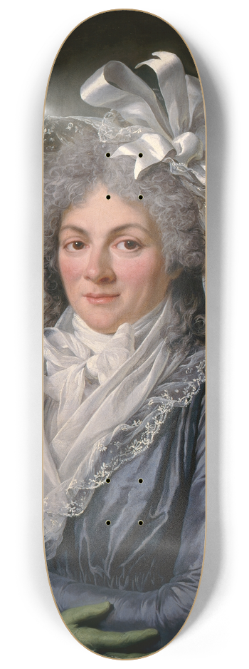 Adlade Labille-Guiard - Portrait of Madame de Genlis 8.25 inch art skate deck