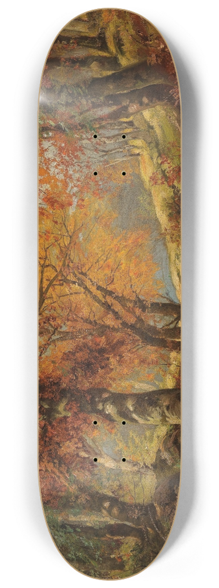 Karl Vikas - A Forest Glade in Autumn 8.25 inch art skate deck
