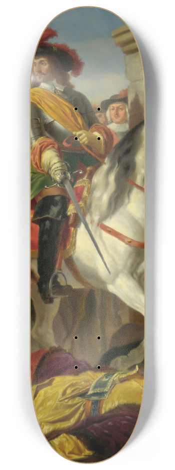 Karl von Blaas - Die Erstrmung von Ofen 1686 8.25 inch art skate deck