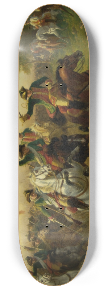 Karl von Blaas - Die Schlacht bei Kolin 1757 8.25 inch art skate deck
