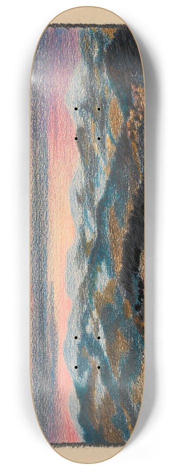 Karl Wiener - Abend 8.25 inch art skate deck