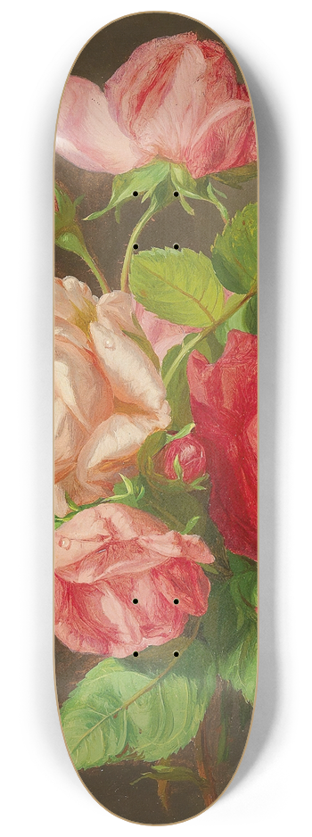 Andreas Lach - Roses 8.25 inch art skate deck