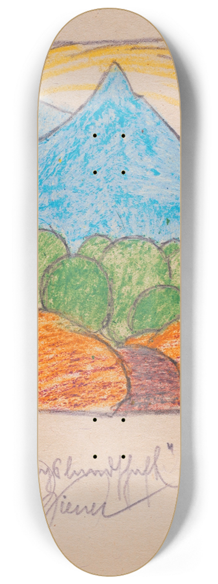 Karl Wiener - Frhlingslandschaft 8.25 inch art skate deck