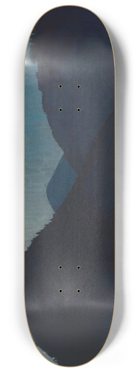 Karl Wiener - Judenburg bei Nacht 8.25 inch art skate deck