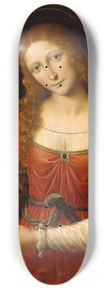 Andrea Solario - Mary Magdalen 8.25 inch art skate deck