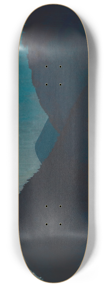 Karl Wiener - Landschaft II 8.25 inch art skate deck