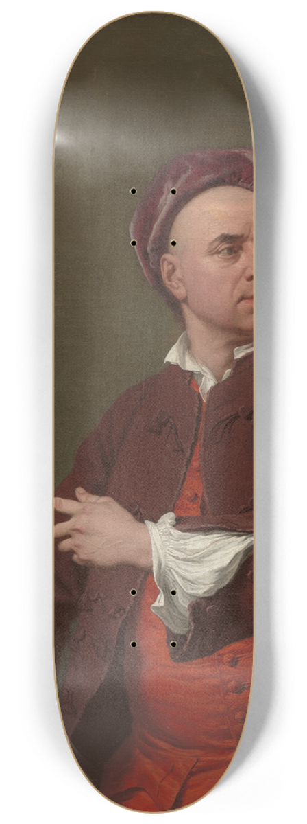 Andrea Soldi - John Michael Rysbrack Modelling His Terra-Cotta Statue of Hercules 8.25 inch art skate deck