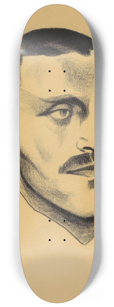 Karl Wiener - mnnliches Portrt 8.25 inch art skate deck