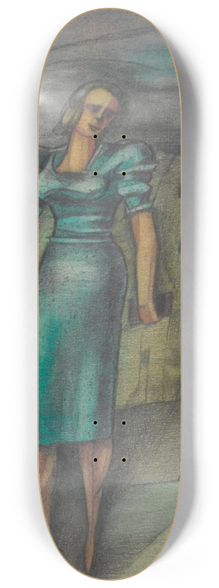 Karl Wiener - Ohne Titel; aus; Die 150 Bltter VII 8.25 inch art skate deck