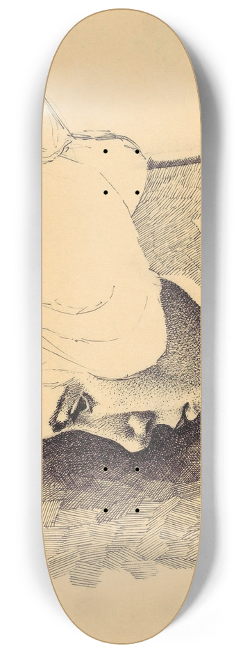 Karl Wiener - Portrt III 8.25 inch art skate deck
