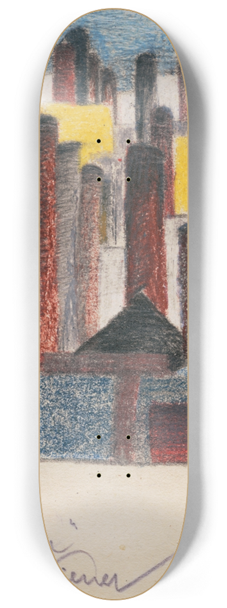 Karl Wiener - Schlote 8.25 inch art skate deck