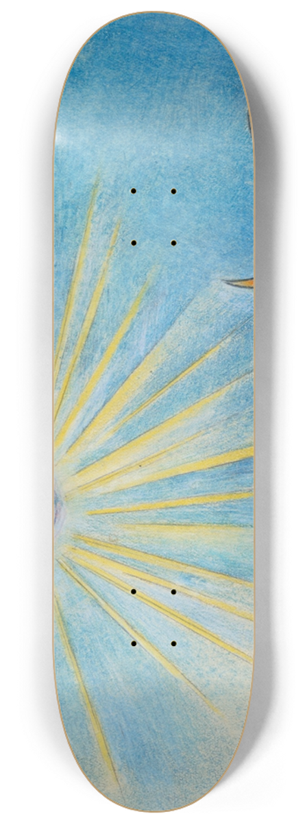 Karl Wiener - Sonnenfinsternis und Geburtstag der Mutter 8.25 inch art skate deck