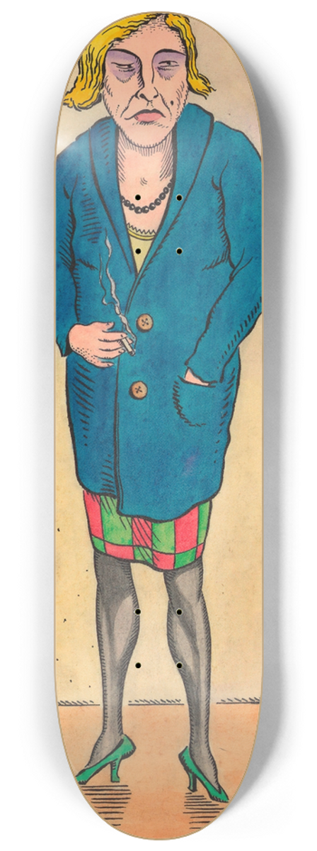 Karl Wiener - Verfall 8.25 inch art skate deck
