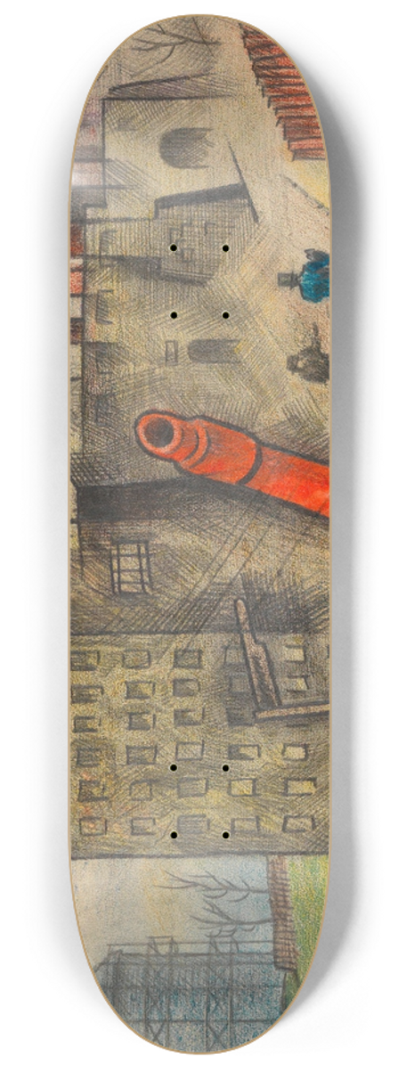 Karl Wiener - Vorstadt III 8.25 inch art skate deck