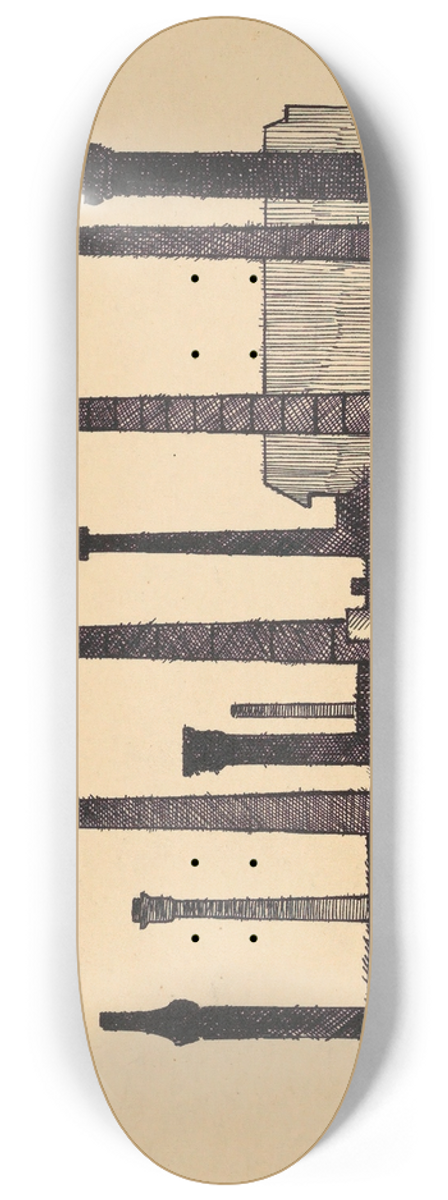 Karl Wiener - Vorstadt VIII 8.25 inch art skate deck