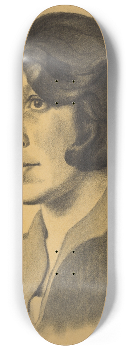 Karl Wiener - weibliches Portrt VII 8.25 inch art skate deck