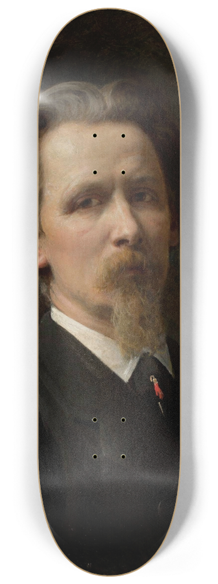 Karol Miller - Self-portrait 8.25 inch art skate deck