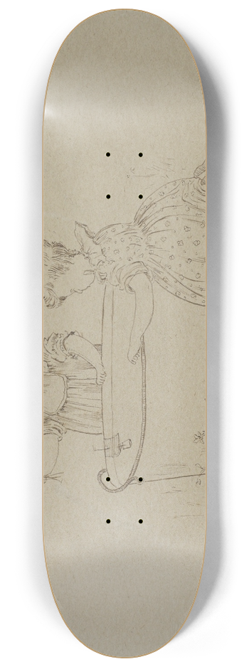 Kate Greenaway - Children sailing boats 8.25 inch art skate deck