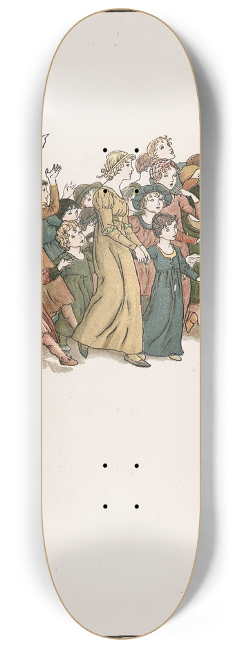 Kate Greenaway - The Pied Piper of Hamelin Pl 32 8.25 inch art skate deck