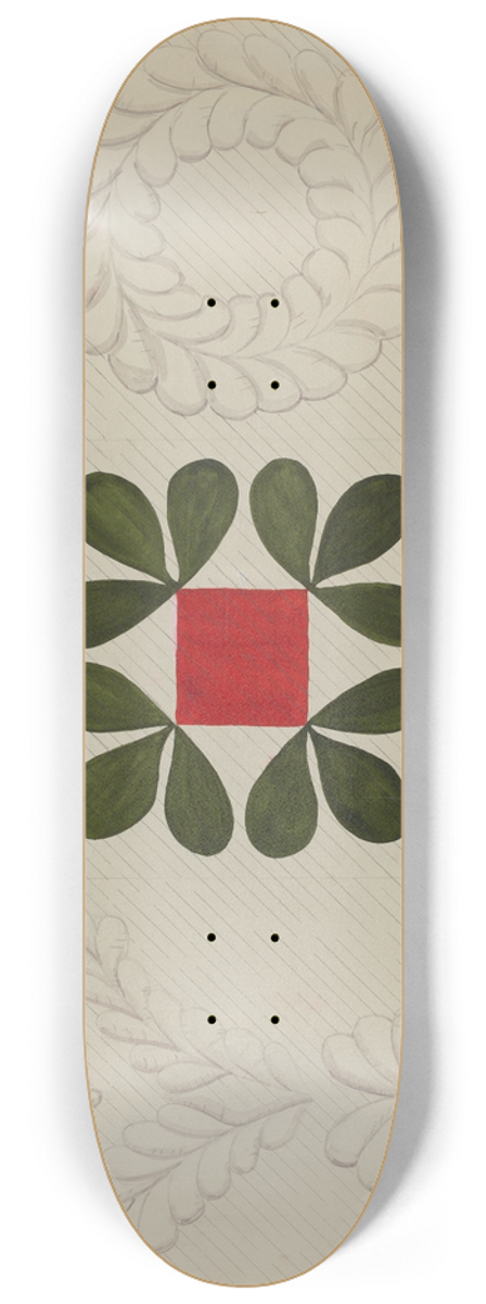 Katherine Hastings - Quilt 8.25 inch art skate deck
