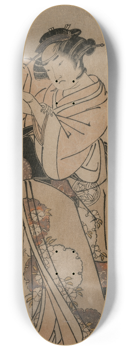 Katsukawa Shunsh - Actor Yamashita Yaozo 8.25 inch art skate deck
