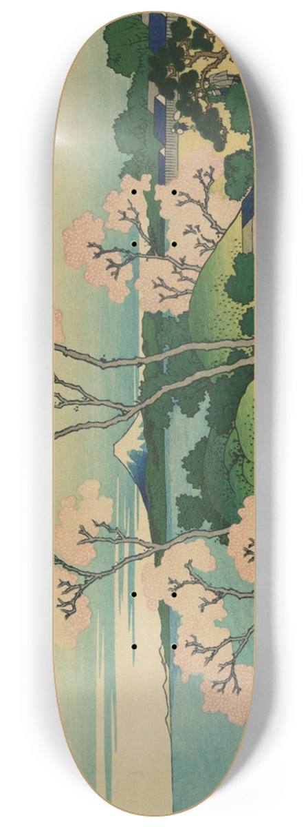 Katsushika Hokusai - Goten-yama hill, Shinagawa on the Tkaid 8.25 inch art skate deck
