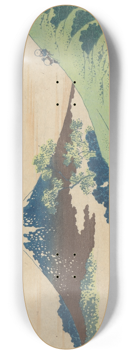 Katsushika Hokusai - Inume Pass in Kai Province (Ksh inume-tge) 8.25 inch art skate deck