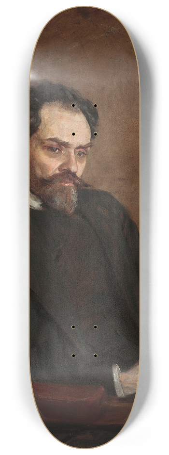 Kazimierz Mordasewicz - Portrait of Stefan eromski 8.25 inch art skate deck