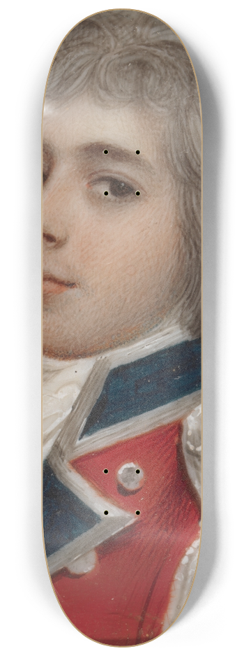 Andrew Plimer - Portrait of a Naval Officer 8.25 inch art skate deck