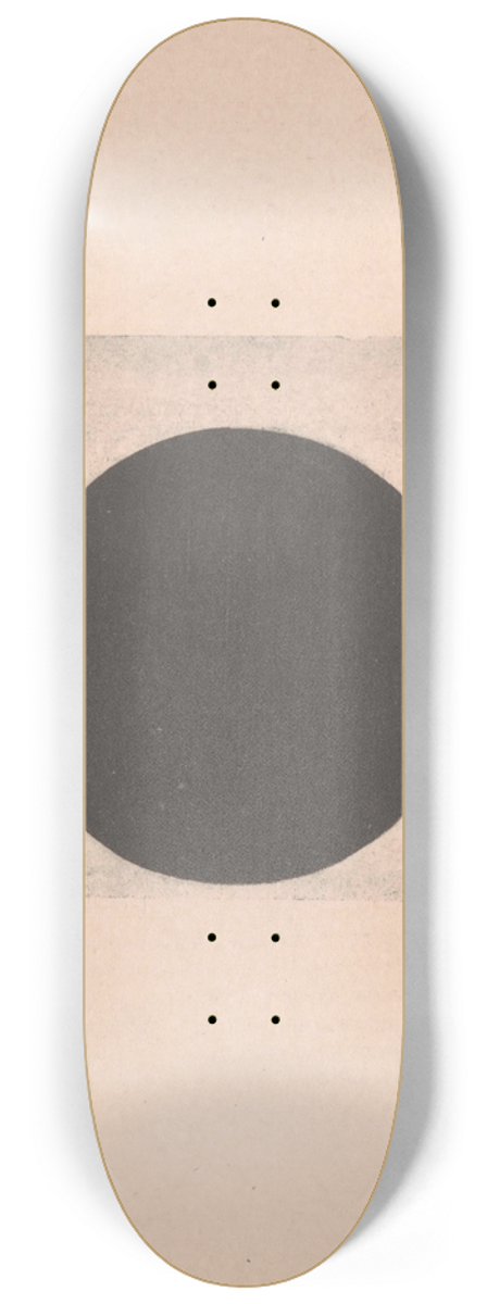 Kazimir Malevich - Black Circle 8.25 inch art skate deck
